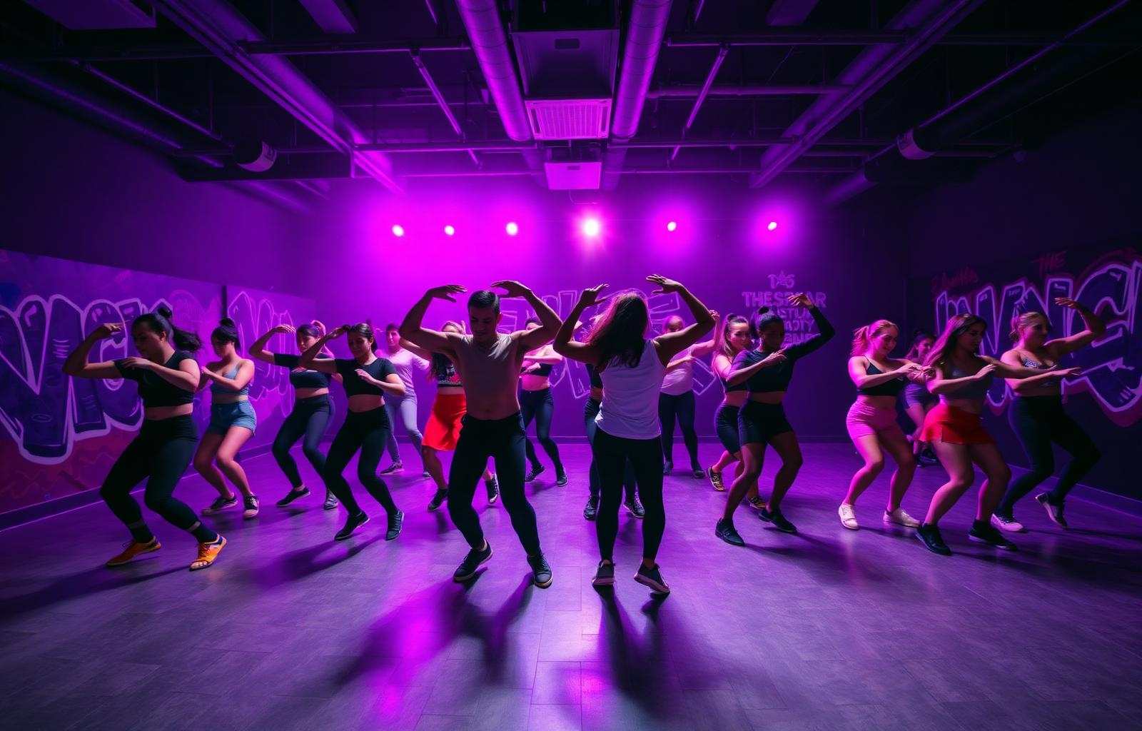 Dancers gathered in our studio space